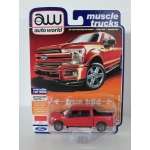 Auto World 1:64 Ford F-150 Lariat Pickup Truck 2019 Race Red